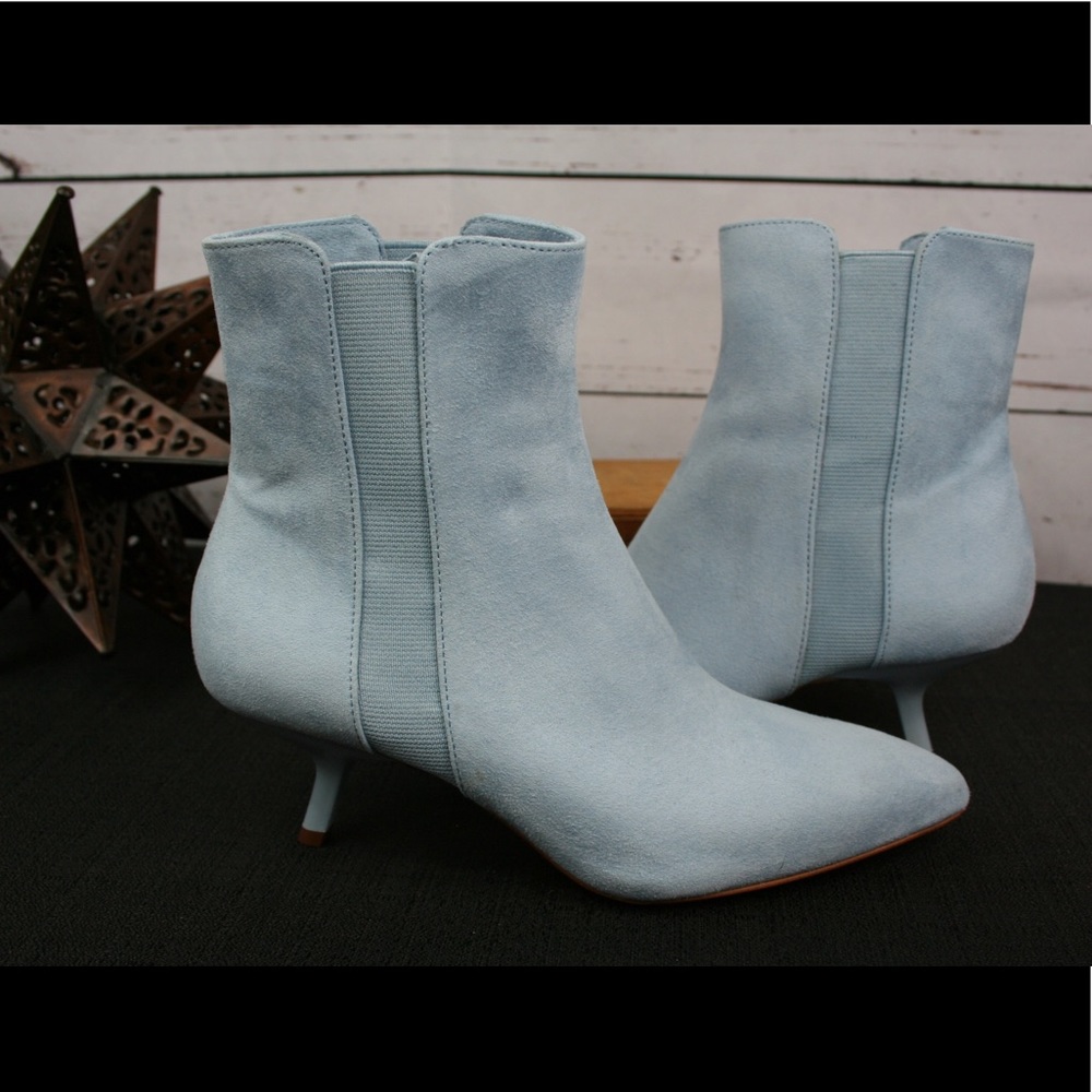 New without tags- Bershka light blue booties!